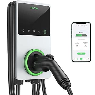  Wallbox Pulsar Plus Level 2 Electric Vehicle Smart Charger - 48  Amp, Ultra-Compact, WiFi, Bluetooth, Alexa/Google Home, Energy Star and UL  Certified, 25 ft Cable, Indoor/Outdoor EVSE, Assembled in USA 