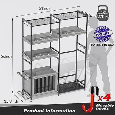 Sttoraboks Garage Sports Equipment Organizer, Balls Storage System for  Garage, Ball Storage Rack for Indoor/Outdoor, Storage Bins for Sports Gear