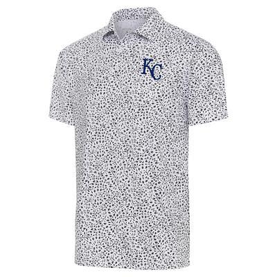 Men's Antigua Gray Kansas City Royals Compass Polo - Yahoo Shopping