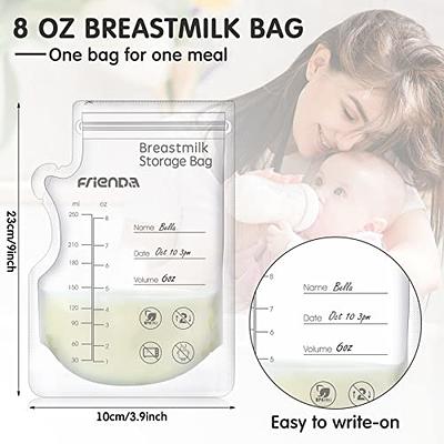 Sherr 500 Count Breastmilk Storage Bags 8 oz Breast Milk Storing Freezer  Bags for Breastfeeding with Pour Spout Thickened Design Leak Proof Double  Seal Self Standing Breastfeeding Storing Bags - Yahoo Shopping