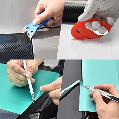 Vinyl Wrap Tool Kit Window Tint Tools Car Wrapping Squeegee Scraper Blade  Magnet