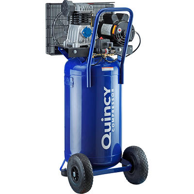 Quincy Single Stage Portable Electric Air Compressor 2 HP 24Gallon  Horizontal 7.4 CFM