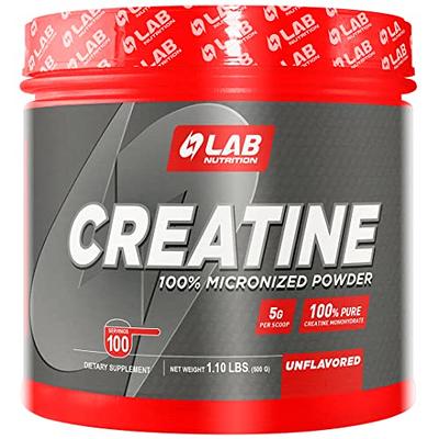 Micronized Creatine Monohydrate Powder - 100% Pure Unflavored Creatine Powder 5000mg per Serv (5G) Amino Acid Supplement Supports Muscle Building 