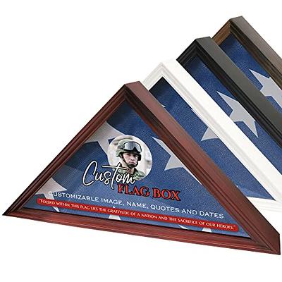 Personalized Eagle with Flag Memorial Photo Frame for 4x6 photo