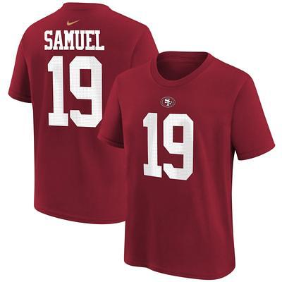 Youth Deebo Samuel Scarlet San Francisco 49ers Mainliner Player Name &  Number Long Sleeve T-Shirt