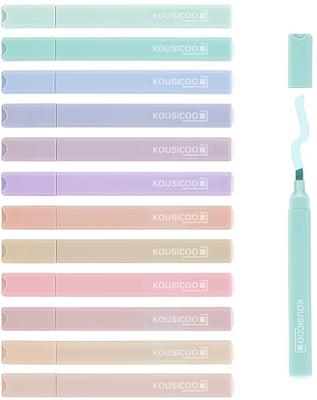 6 Colors Aesthetic Highlighters, Assorted Colors Cute Pastel Highlighters  Set with Soft Chisel Tip, No Bleed Dry Fast Easy to Hold Aesthetic Pens for  School Office Supplies - Yahoo Shopping