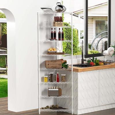 Metal 3-Tier Adjustable Shelf Box Organizer White - Brightroom™