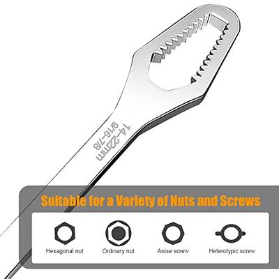 Double End Multifunctional Universal Wrench 8-22m Adjustable Torque Wrench  All In One Tool Nut Spanner Car Repair Tools