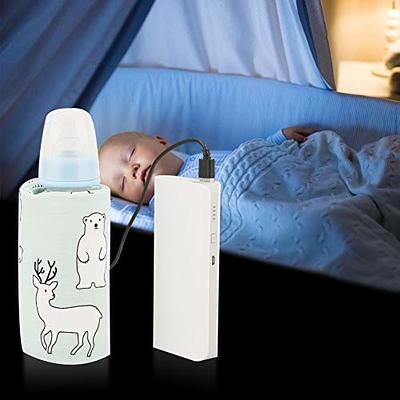 Portable USB Baby Bottle Warmer Travel Milk Warmer Infant Feeding