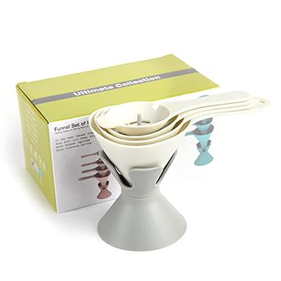 Functional Funnel Kitchen Oil Seasoning Liquid Dispensing Funnel