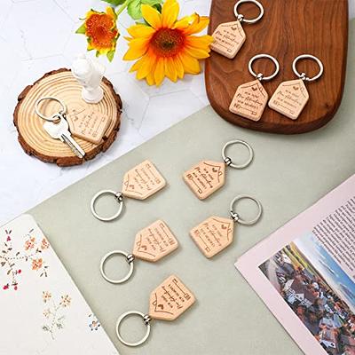 Inbagi 20 Pcs New Home Keychain Bulk Welcome Home Keychain Gifts House Key  Chain New Homeowner Engraved Wooden Key Tag Small House Shaped Keychains  for Family Client Buyer Customer - Yahoo Shopping