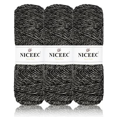 6 Pack Beginner Yarn for Crocheting and Knitting, 6*87.5 Yards Cotton Yarn  for Crocheting and Knitting, Worsted-Weight Medium #4 Yarn with Crocheting