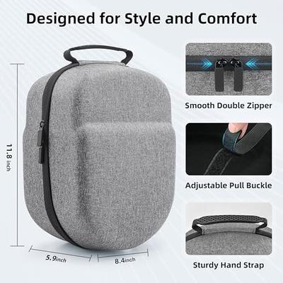 Hard Carrying Case for Meta Quest 3/Oculus Quest 2, Compatible with BOBOVR  Elite Battery Head Strap and VR Gaming Accessories, Suitable for Travel and