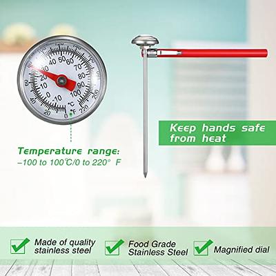 Dial Kitchen Thermometer Stainless Steel Food Water Meat