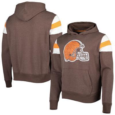 Cleveland Browns Starter The Reliever Raglan Full-Snap Jacket - Brown