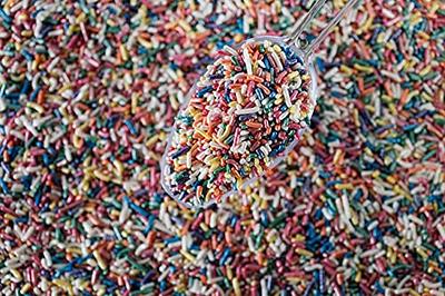 100% Natural Rainbow Sprinkles - Natural Color, Dairy Free, Nut Free, Gluten Free, Soy Free, Vegan, Egg Free and Kosher ,1.5 lbs. Cupcake and Cake