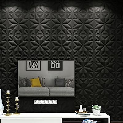 Art3d Decorative 3D Wall Panels Textured 3D Wall Covering, White, 12 Tiles 32 Sq ft