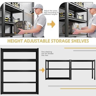 Oversized 2050LBS Heavy Duty Metal Shelves for Garage Raybee