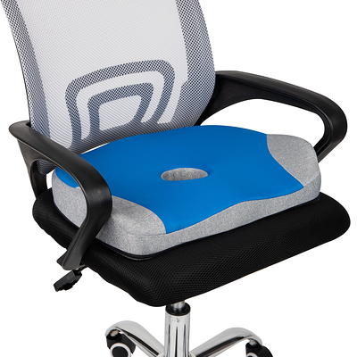 Mind Reader Ergonomic Seat Cushion, Gel Chair Comfort Padding