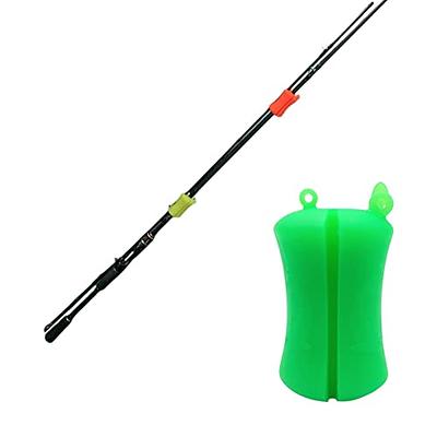  Portable Fishing Rod Fixed Ball Soft Flexible Rubber