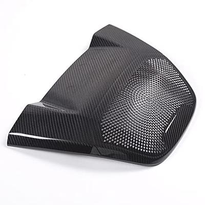 TOYCIDFG Car Genuine Carbon Fiber Sound Speaker Cover Phone