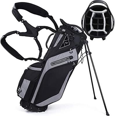 Team Golf NFL Albatross Cart Golf Bag, Lightweight, 10-Way Club Divider, Insulated Cooler Pocket, Velcro Glove and Umbrella Holder & Lift Assist Handl