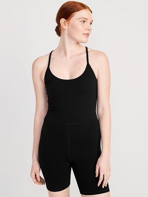 PowerLite Lycra® ADAPTIV Short Bodysuit for Women -- 6-inch inseam