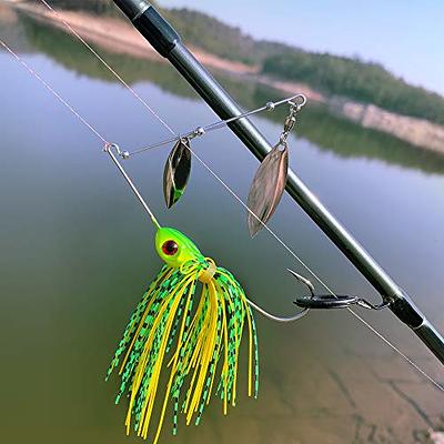 Spinner Baits Bass Fishing Lure Multicolor Swimbait Jig Lure for