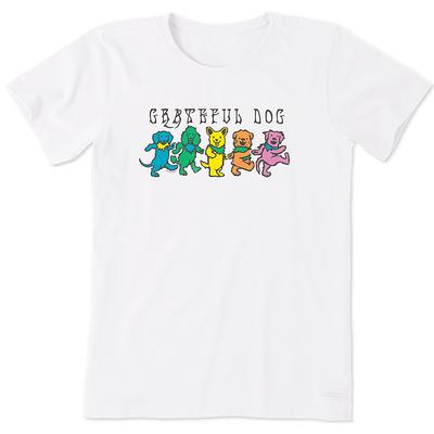 Life Is Good Men's Cardinal Painting Short Sleeve Crusher-LITE T-Shirt in Cloud White Size Large | 100% Cotton