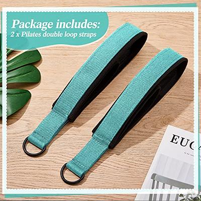 2PCS Pilates Double Loop Straps,Feet Fitness Equipment Straps