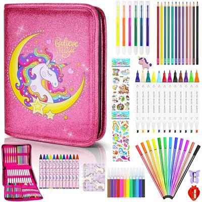 FTBox 72 PCS Unicorn Markers Set with Pencil Case, Acrylic Marker, Pencils,  Twistable Crayons, Glitter Pen, Perfect Art Supplies Christmas Gift for  Girls Ages 4-6-8 - Yahoo Shopping
