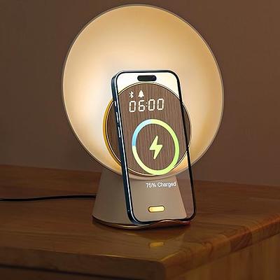 Kids Alarm Clock Bluetooth Speaker Bedside Alarm Clock,mirror