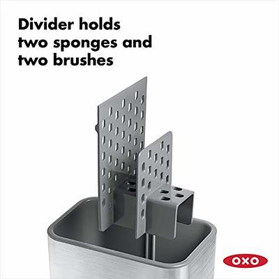 OXO Good Grips Soap Dispensing Sponge Holder,Clear,One Size
