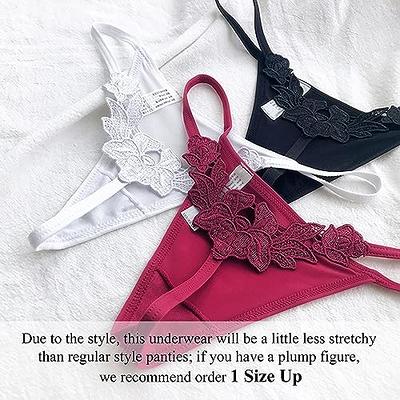 GERUISI Floral G-String Thongs for Women T-back Stretch Low Rise Bikini  Underwear 4 Pack (Multicolor,7) - Yahoo Shopping