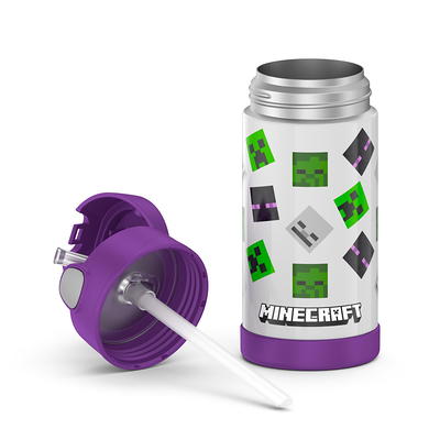 Thermos FUNtainer 12 oz Straw Bottle - Minecraft