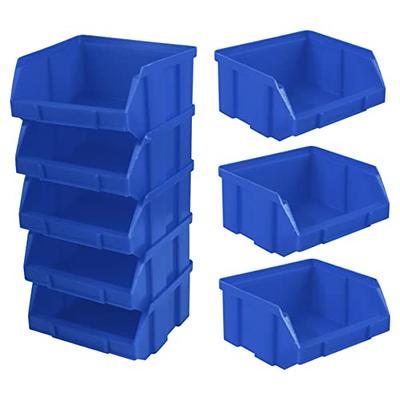 DOITOOL 10PCS Plastic Hanging Stackable Storage Organizer Bins, Stackable  Storage Bins Workshop Tool Organizer Bins for Parts Garage (Blue, 3.93X  3.73X1.97inch ) - Yahoo Shopping