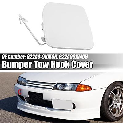 ACROPIX Front Bumper Tow Hook Cover Car Towing Hook Eye Hole Cover