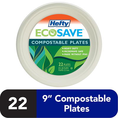 Hefty Soak Proof Foam Lunch Plates, 8 7/8, 100 Count - Yahoo Shopping