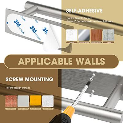 Durable Self-adhesive Paper Towel Holder That Can Be Used Under Cabinets,  In Bathrooms And Kitchens - Easy To Install, No Drilling Required - Keep  Your Bathroom And Kitchen Neat