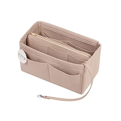 Purse Organzier, Purse Organizer Insert, Bag Organizer with Metal Zipper  For Speedy Neverful(X-large, Beige) - Yahoo Shopping