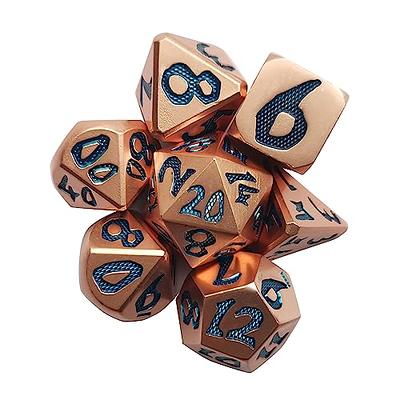  Metal dice Set D&D, Polyhedron DND7 Dungeons and