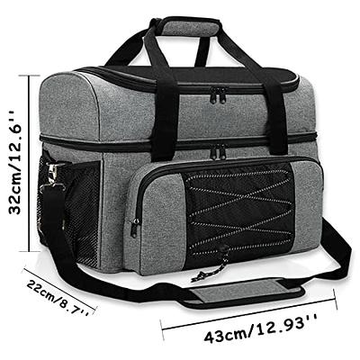  Bowling Ball Bag 2 Ball Bowling Bag with Wheels for Bowling  Accessories Equipment Roller Bag with Shoe Pocket Foam Ball Holder  Detachable Double Two Ball Bowling Bag Gift for Men