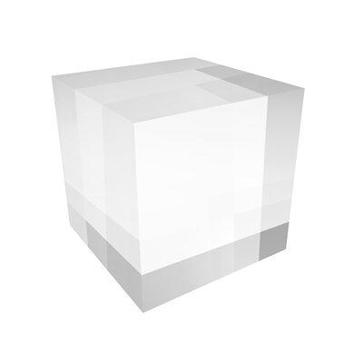 Clear Solid Acrylic Cube 1 x 1