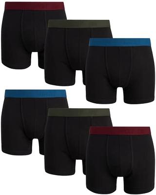 Lucky Brand Men's Active Underwear - 4 Pack Essential Soft Performance  Boxer Briefs (S-XL)