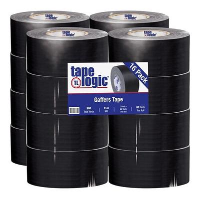 Tape Logic Gaffers Tape 2 x 60 Yd. Black Case Of 3 Rolls - Office Depot