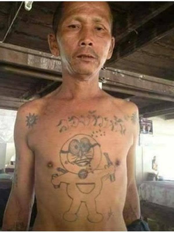 Terkeren 28 Foto Tato Doraemon  Contoh Gambar Tato 