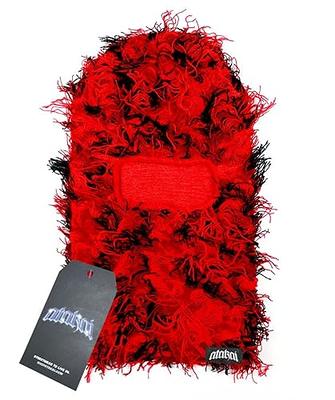 Atakai Balaclava Distressed Knitted Full Face Ski Mask Winter Windproof  Neck Warmer for Men Women One Size Fits All, Yeat Inspired (Red Storm) - Yahoo  Shopping