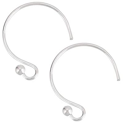  OIIKI 200 PCS Earring Hooks for Jewelry Making, Round