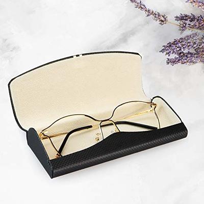 Marvolia Glasses Case Hard Shell - PU Leather Eyeglass Case Eyeglasses Case  for Sunglasses Eye Glasses Case