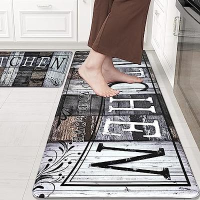 HappyTrends Kitchen Floor Mat Cushioned Anti-Fatigue Kitchen Rug